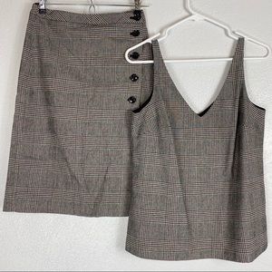 Banana Republic top and skirt set